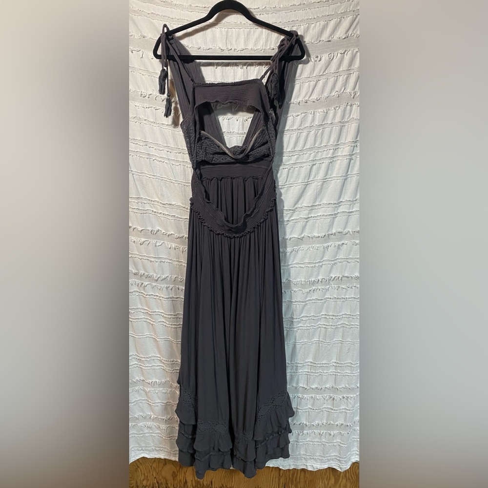 Free People Gray Maxi Dress - Picture 2 of 16